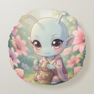 The Nectar Galaxy Wanderers.8 Round Pillow