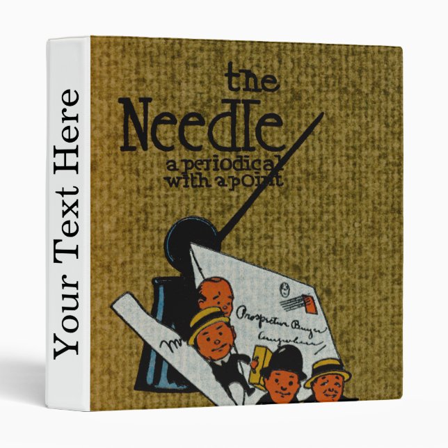 The Needle periodical illustration Binder (Front/Spine)