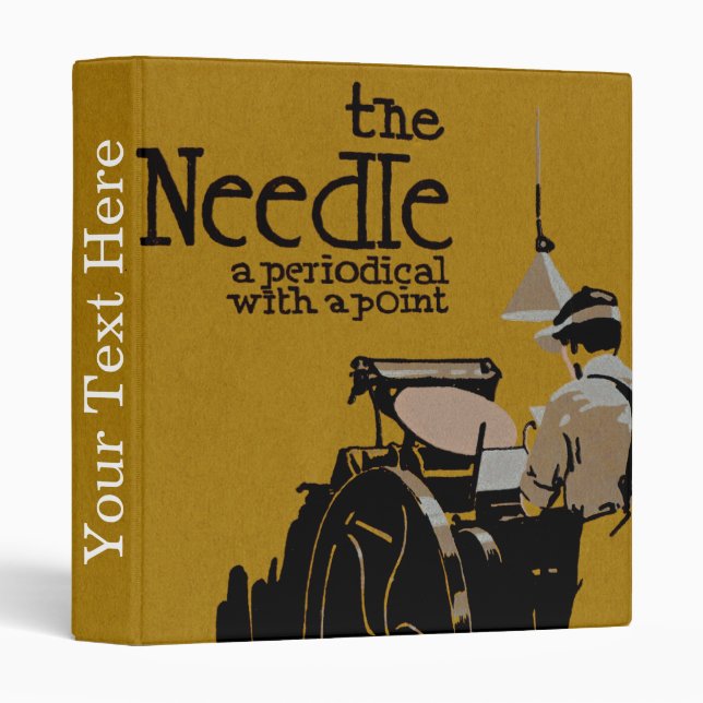 The Needle periodical illustration Binder (Front/Spine)