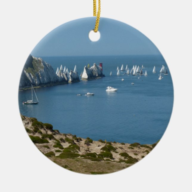 The Needles Ceramic Ornament (Front)