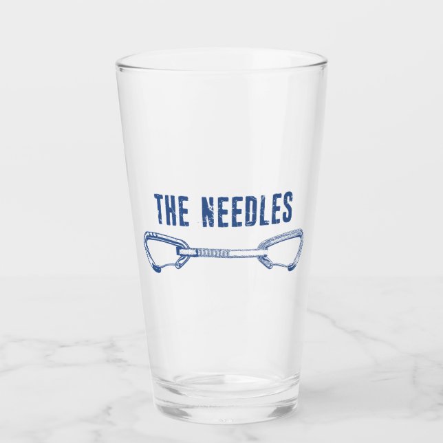 The Needles Climbing Quickdraw Glass (Front)