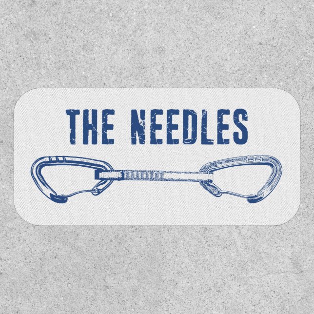 The Needles Climbing Quickdraw Patch (Front)