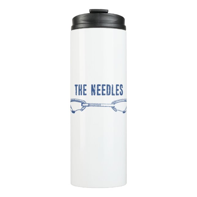 The Needles Climbing Quickdraw Thermal Tumbler (Front)