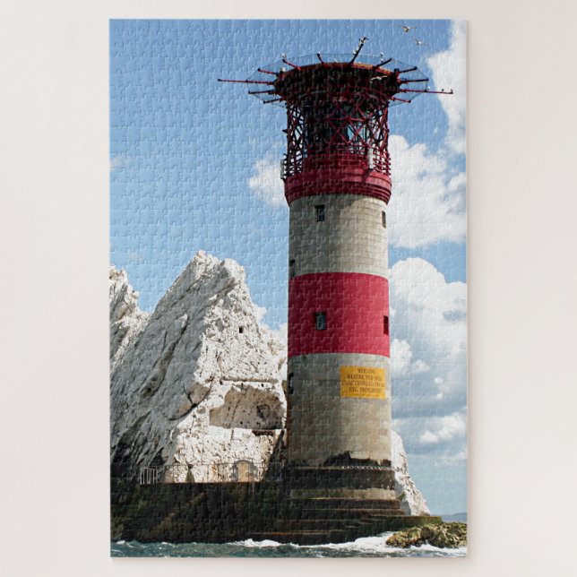 The Needles Lighthouse, England Jigsaw Puzzle (Vertical)