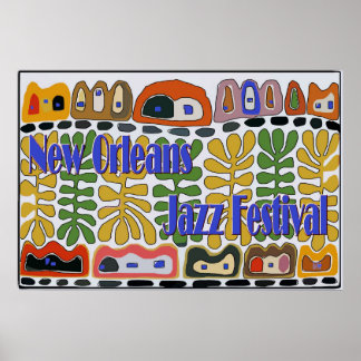 The Neighborhood Abstract, Jazz Festival Poster