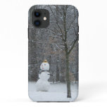 The Neighbor's Snowman Winter Snow Scene iPhone 11 Case