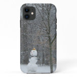 The Neighbor's Snowman Winter Snow Scene iPhone 11 Case