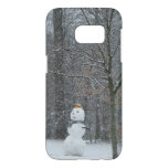 The Neighbor's Snowman Winter Snow Scene Samsung Galaxy S7 Case
