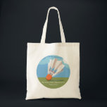 The Nelson-Atkins Museum of Art Tote<br><div class="desc">The Nelson-Atkins Museum of Art is a world-class art museum and a crowning jewel of Kansas City Missouri. This mug features an illustration of Claus Oldenburg's "Shuttlecock" sculptures that grace the museum sculpture park and have become an unofficial icon for the city itself.</div>