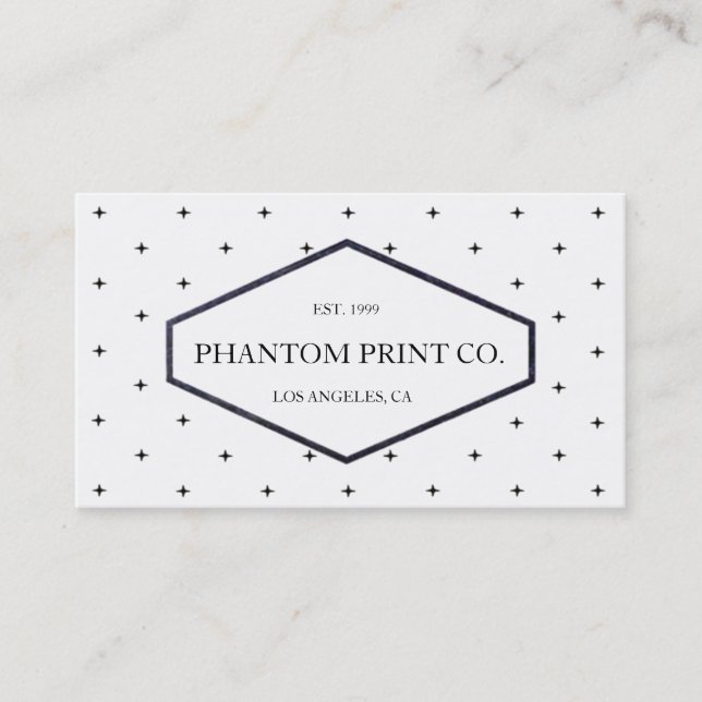 The Neo Vintage | Business Card by PhantomPrinting (Front)