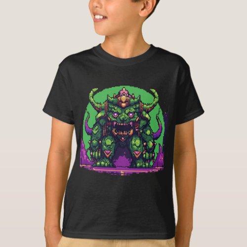 The Neon Nightmare Boss Battle T_Shirt