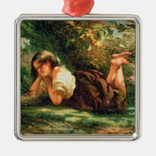 The Nest Metal Ornament