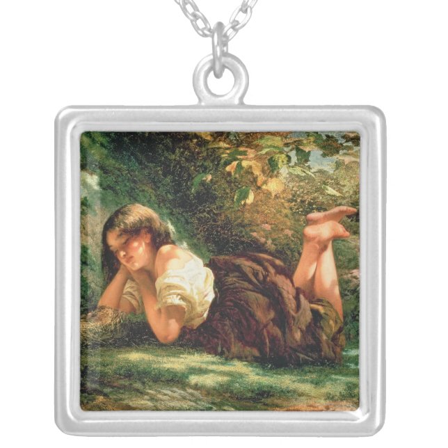 The Nest Silver Plated Necklace (Front)