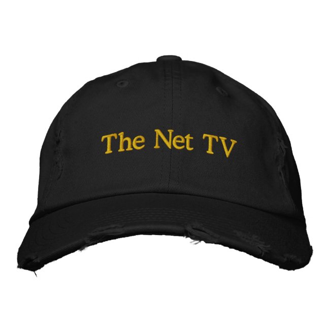 The Net TV Embroidered Baseball Cap (Front)