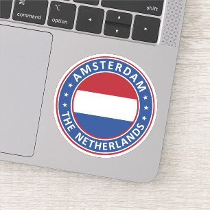 The Netherlands, Amsterdam Sticker