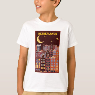 The Netherlands at Night T-Shirt