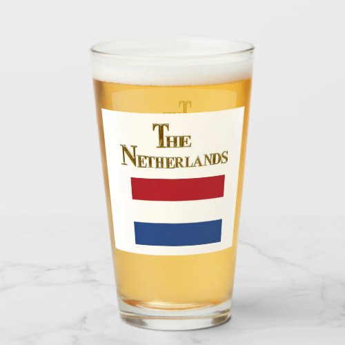 THE NETHERLANDS BEER GLASS