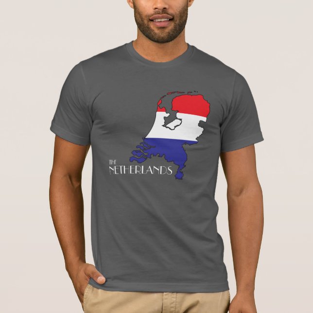 The Netherlands Flag-Map Shirt (Front)