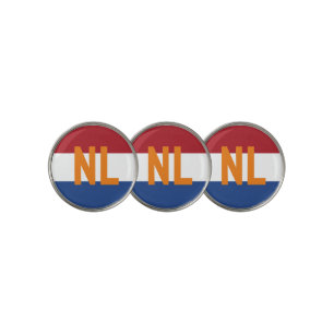 The Netherlands - flag/ NL Golf Ball Marker