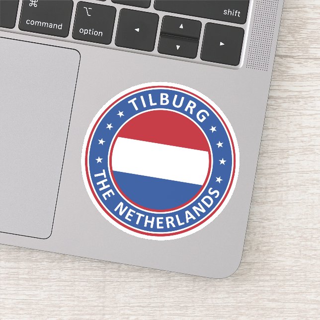 The Netherlands, Tilburg Sticker (Detail)