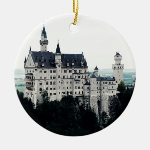 The Neuschwanstein Castle Ceramic Ornament