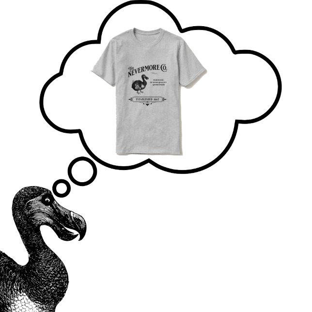 The Nevermore Dodo Bird T-Shirt (Creator Uploaded)