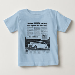 The New 1940 HUDSON Automobile Baby T-Shirt