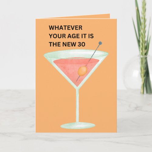 The New 30 | Funny Birthday  Card