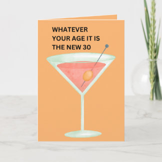 The New 30 | Funny Birthday  Card