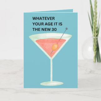 The New 30 | Funny Birthday Card