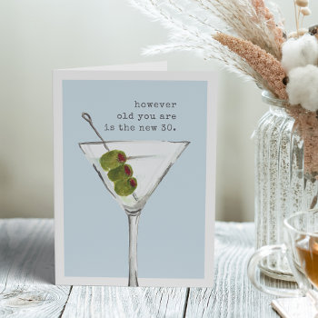 The New 30 | Funny Birthday Greeting Card by RedwoodAndVine at Zazzle