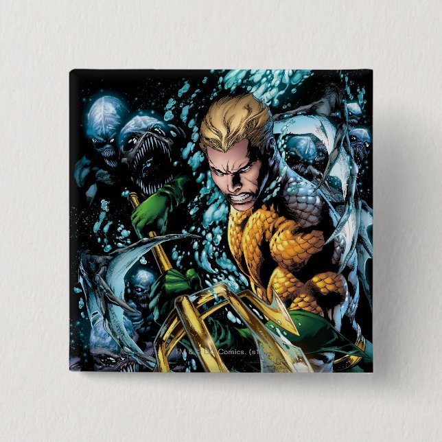 The New 52 - Aquaman #1 Button (Front)