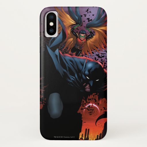 The New 52 - Batman and Robin #1 iPhone X Case
