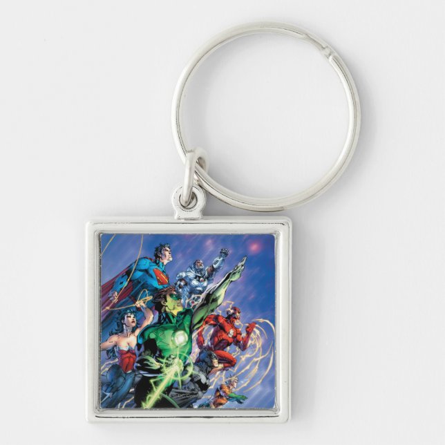 The New 52 Cover #1 3rd Print Keychain (Front)