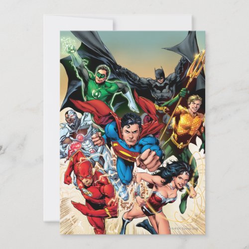 The New 52 Cover #1 4th Print Custom Announcement
