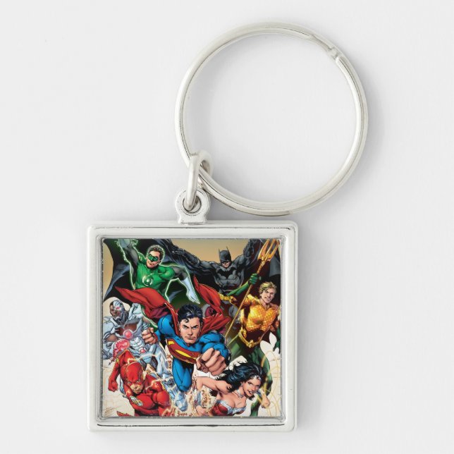 The New 52 Cover #1 4th Print Keychain (Front)