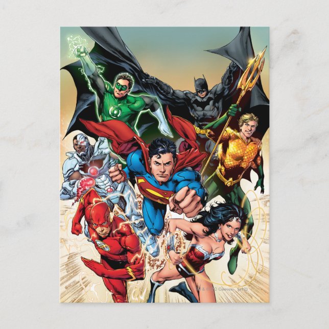 The New 52 Cover #1 4th Print Postcard (Front)