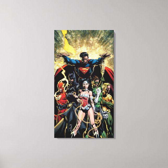 The New 52 Cover #1 Finch Variant Canvas Print (Front)