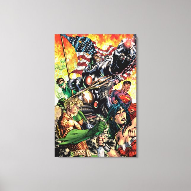 The New 52 Cover #5 Canvas Print (Front)