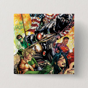 The New 52 Cover #5 Pinback Button