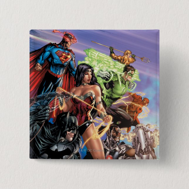 The New 52 Cover #5 Variant Pinback Button (Front)