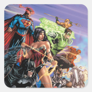 The New 52 Cover #5 Variant Square Sticker