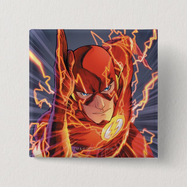 The New 52 - The Flash #1 Pinback Button (Front)