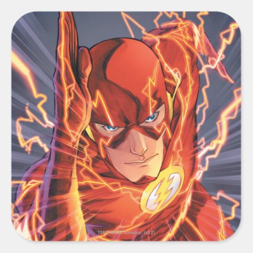 The New 52 _ The Flash 1 Square Sticker
