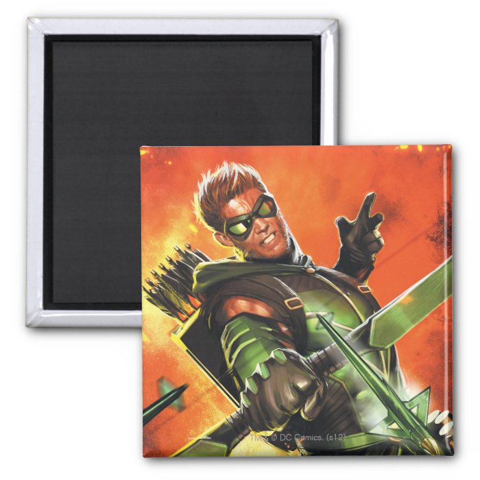 The New 52   The Green Arrow #1 Fridge Magnets
