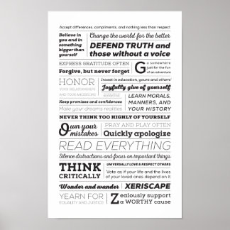 The New ABC of Life Poster