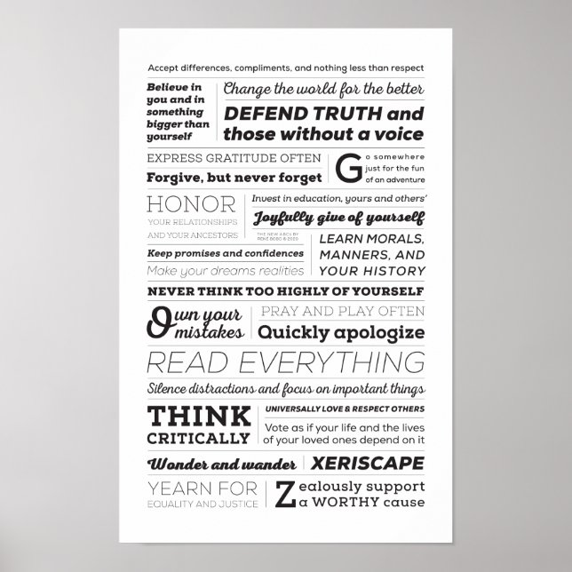 The New ABC of Life Poster (Front)