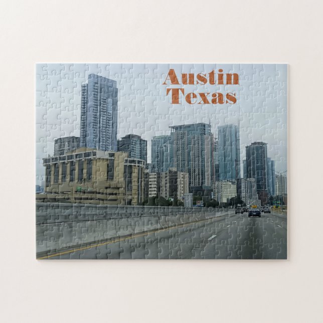 The New and Growing Downtown Austin Texas Jigsaw Puzzle (Horizontal)