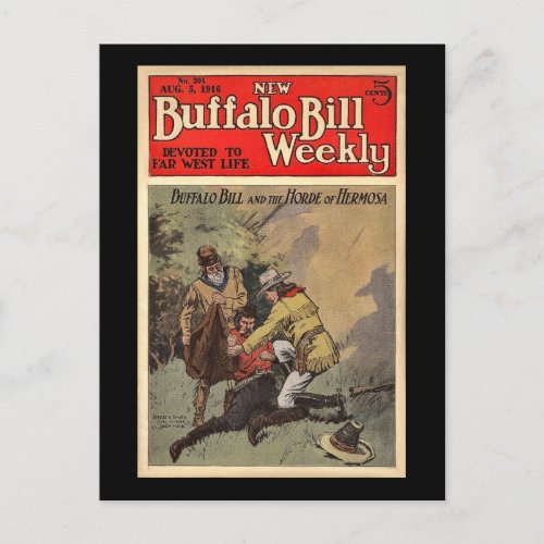 The New Buffalo Bill Weekly No 204 1916 Postcard