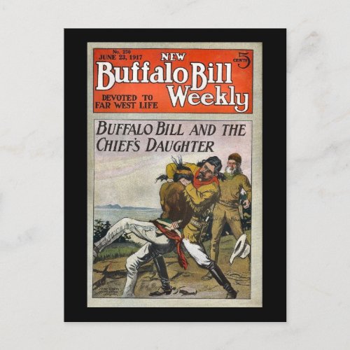 The New Buffalo Bill Weekly No 250 1917 Postcard